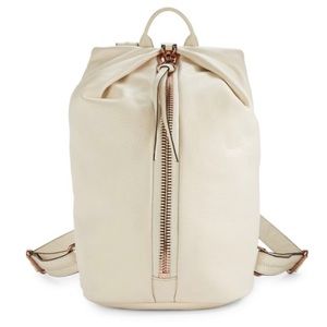 💥SALE💥 Aimee Kestenberg Cream Leather Backpack